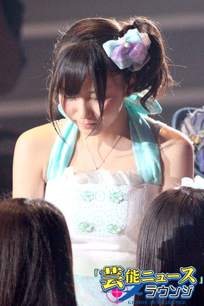 【AKB48第4回選抜総選挙・速報】57位大場美奈「ステージに立てたことを感謝」
