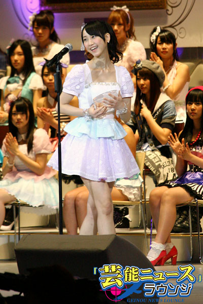 【AKB48第4回選抜総選挙・速報】10位松井玲奈「みなさんの力がなかったら地味で冴えない女の子だった」