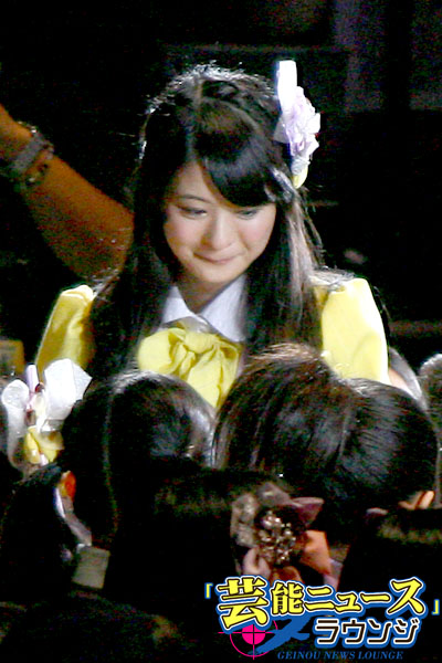 【AKB48第4回選抜総選挙・速報】32位小木曽汐莉「新しく頂いた場所を大切にしたい」