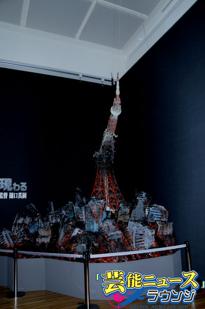 庵野秀明監督 特撮博物館に報道陣100社超！「巨神兵東京に現る」本編＆メイキングに人だかり
