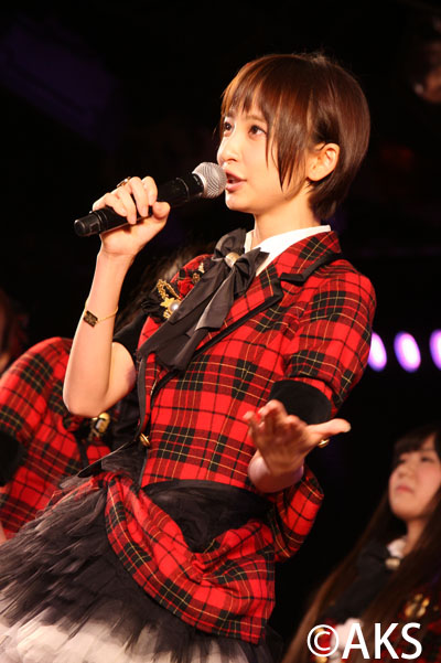 篠田麻里子 AKB48新チームA初公演に振りも気持ちも一体と手応え！総監督たかみなも「100点」