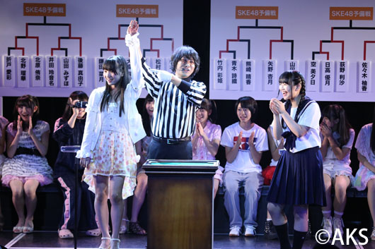 AKB48じゃんけん大会SKE48研究生予備戦で下克上発生！松村香織敗れる