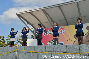 ガルパン約10万人集まった茨城・大洗あんこう祭りで5大発表！キャスト5人昨年に続き勢揃い