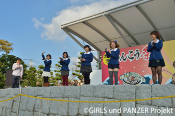ガルパン約10万人集まった茨城・大洗あんこう祭りで5大発表！キャスト5人昨年に続き勢揃い