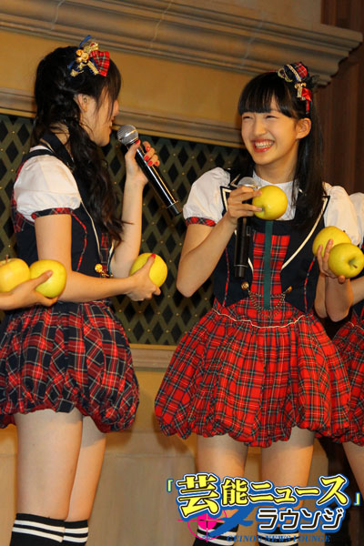 HKT48田島芽瑠、ライブ直前にりんご丸かじり！さっしー「先輩にマイク持たせてりんご囓るかねぇ」