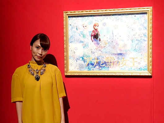 『アナと雪の女王』スペシャル・アート手掛けた清川あさみ 原宿でイベント開催！