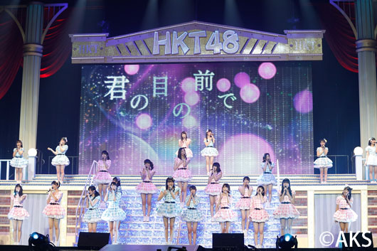 SKE48松村香織 HKT48ツアー公演に客席から“乱入”！「マツムラブ！」サプライズで披露