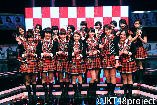 JKT48総選挙が開票で3月来日のメロが1位に！仲川遥香も大健闘