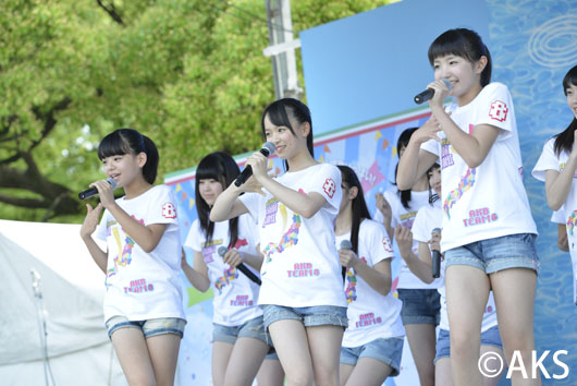 AKB48チーム8熊本で初パフォーマンス！2曲でセンターの下青木香鈴ファンのお陰で「やりきれた」