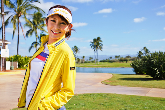 金田久美子初のゴルフクリニック開催！ちびっ子ゴルファーへ神髄伝える