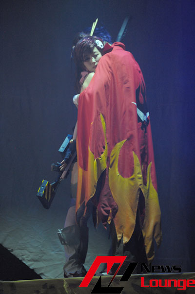 柴小聖 舞台「天元突破グレンラガン」ヨーコ役熱演！露出の高い衣装もしなやかに着こなす