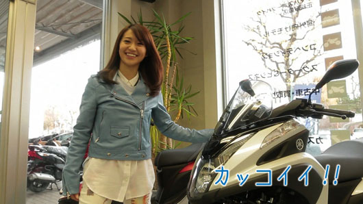 大島優子 お台場にバイクでドライブ？ささやかな夢実現