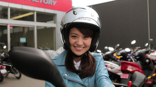 大島優子 お台場にバイクでドライブ？ささやかな夢実現