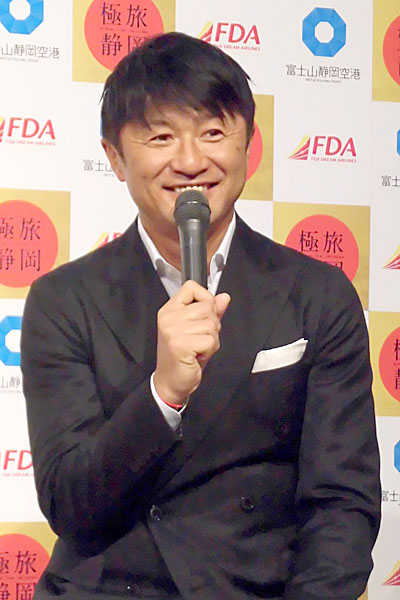 武田修宏、地元“静岡愛”を鹿児島県でPR！「来年までには結婚します」とまさかの結婚宣言も