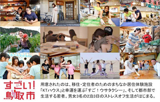 「住みたい田舎」総合9位の鳥取市、リアルな生活体験で移住定住促進！男女3人の実体験動画も