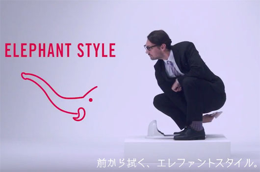 NTTドコモが作った動画「How to use TOILETS in JAPAN. ～日本のトイレの使い方～」が面白い！