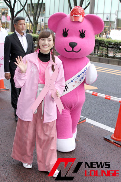 ももクロ百田夏菜子、乳がん啓発イベントで表参道パレード！高城の入浴時間は「洗ってるの？と思うほど」