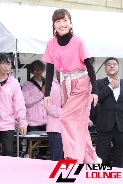 ももクロ百田夏菜子、乳がん啓発イベントで表参道パレード！高城の入浴時間は「洗ってるの？と思うほど」
