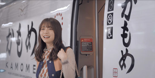 長濱ねる出演、西九州新幹線「かもめ」PR動画が公開！長崎の魅力がたくさん詰まった動画と長崎駅の新幹線ホーム潜入レポート動画