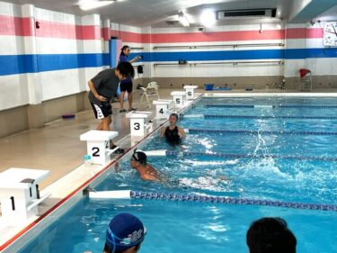 70歳以上のシニア11名が長距離水泳に挑戦、健康寿命延伸に貢献