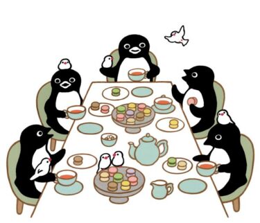 『ペンギン喫茶』で新たな魅力を展開、坂崎千春展が伊勢丹新宿店で開催