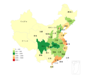 リスクモンスターチャイナ、利墨リスモン調査「中国日系企業の地域分布ランキング」を発表