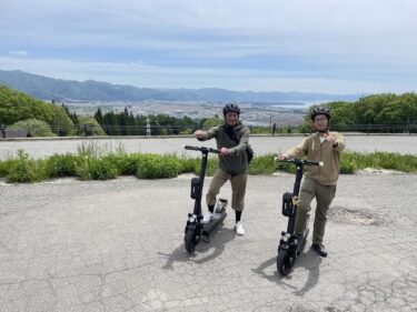 福島の猪苗代町で電動キックボードによる観光体験！3つのおすすめコースで町内を巡ろう