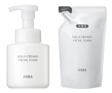 ハーバー研究所が人気の洗顔フォームをリニューアル、『スクワクリーミィ泡洗顔』の保湿力ともちもち泡感がアップ