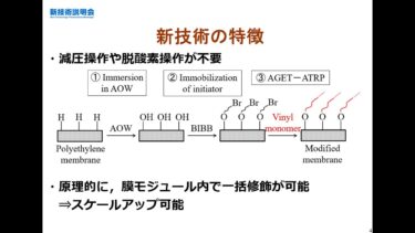 工学院大学、小規模設備で簡便な低ファウリング膜製造技術の説明会を7月11日にオンライン開催