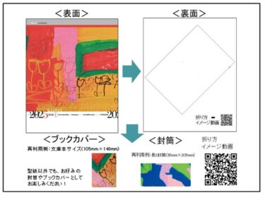 埼玉県印刷工業組合とアーティストのコラボレーションから、再利用可能なカレンダーが誕生！