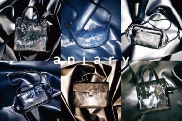 Made in Japanのバッグブランド「aniary」から革製品に革新を起こす新シリーズ「C-Film Leather」9月6日発売