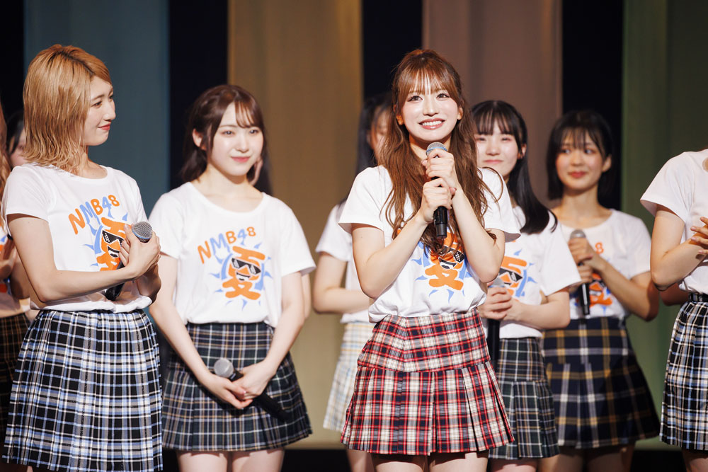 NMB48坂田心咲「センターに立ちたい」と宣言！研究生4人の正規メンバー昇格と16周年記念ライブ開催決定を発表