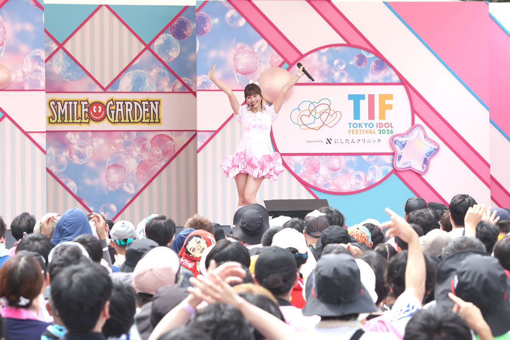 【TIF2026】ももクロあーりん、30歳になって初のTIF!ドリンク飲むのもトークとパフォで飽きさせないエンタメ力はさすが