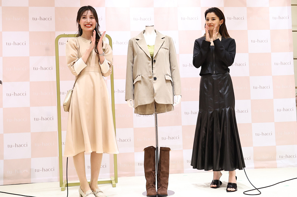 朝比奈彩 産後の客に第2子出産の自身重ね「お気持ちが分かる」!tu-hacci 1日店長就任13