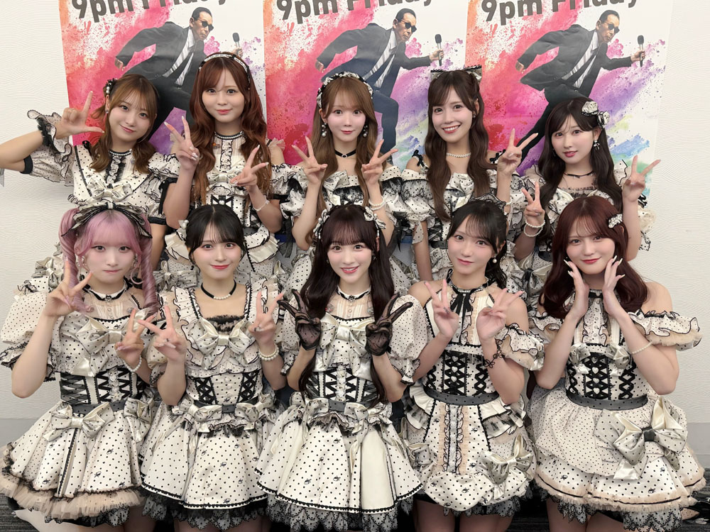 ＝LOVE　テレビ朝日系「MUSIC STATION」に生出演し、新曲『恋、はじめました。』を生歌唱