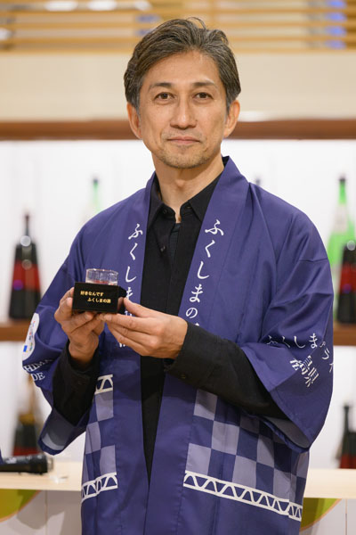 神尾佑、「ふくしまの酒マイスター」として地元福島の酒をPR!「日本酒・AI診断システム」で20銘柄から最適な日本酒と肴を診断