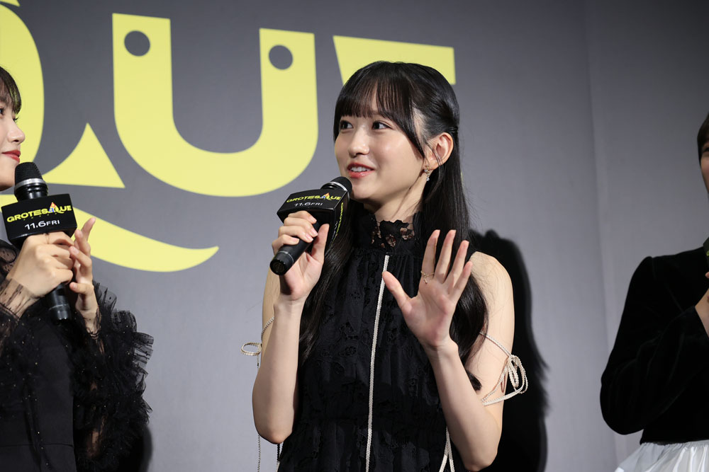 乃木坂46井上和、中西アルノ、一ノ瀬美空、冨里奈央、映画『GROTESQQQUE-グロテスク-』完成披露上映会舞台挨拶【詳報】