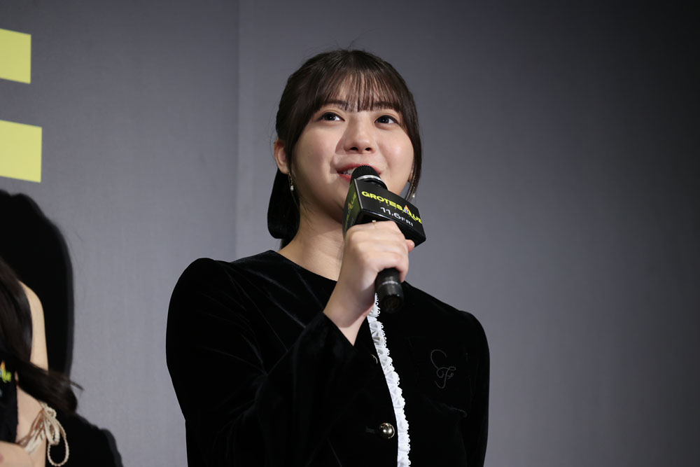 乃木坂46井上和、中西アルノ、一ノ瀬美空、冨里奈央、映画『GROTESQQQUE-グロテスク-』完成披露上映会舞台挨拶【詳報】