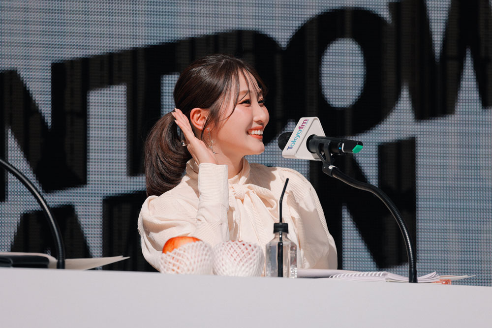 櫻坂46・松田里奈、潮紗理奈のラジオ公開生放送に山﨑天とゲスト出演!ファンと初ソロ曲を聴き涙「卒業を実感しちゃいました」